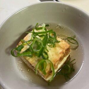 簡単⭐フライパンで焼く揚げ出し豆腐